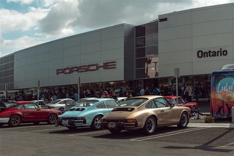 Ontario porsche. Only the finest vehicles get certified at Porsche Ontario! Learn more about our Certified Pre-Owned Program by contacting or visiting us today! Open Today Sales: 9am-9pm. 2262 Inland Empire Blvd • Ontario, CA 91764 . Sales: Call Sales Phone Number (909) 292-1800. Schedule Service. My Glovebox. Porsche Ontario ... 