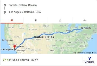 These results are based on the actual driving distance from Kingston, Canada to Los Angeles, CA, which is 2,676 miles or 4 307 kilometers. Your trip begins in Kingston, Canada. Our data is primarily for U.S. gas prices, but rough estimates show that fuel prices in Canada are around 1.3 times U.S. prices, so we estimated an average gas price of ….