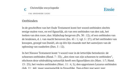 Ontbinden definitie