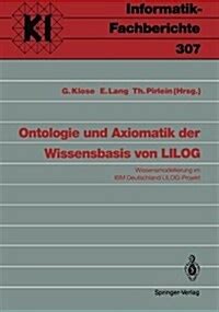 Ontologie und axiomatik der wissensbasis von lilog. - Fahrverhaltensbeobachtungen bei jüngeren und älteren kraftfahrern.
