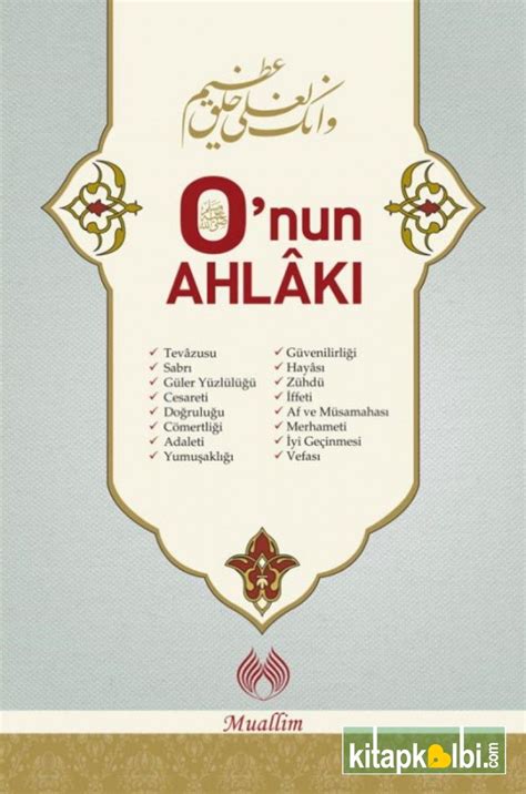 Onun Ahlakı idefix.