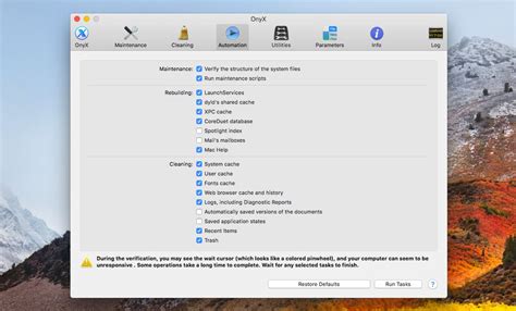 OnyX Provides Access to Hidden Features and Services