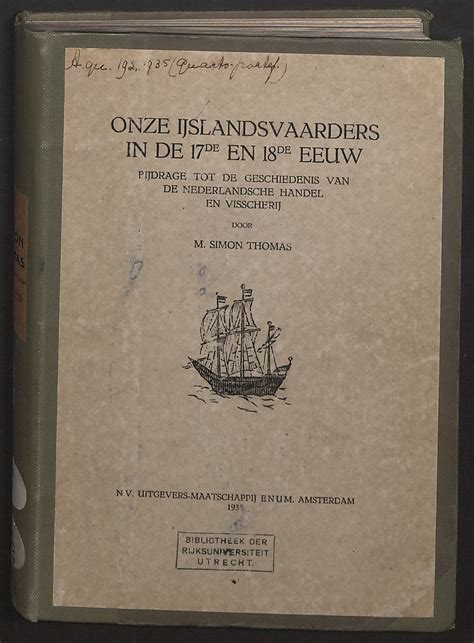 Onze ijslandsvaarders in de 17de en 18de eeuw. - Políticas de los exilados españoles, 1944-1950.