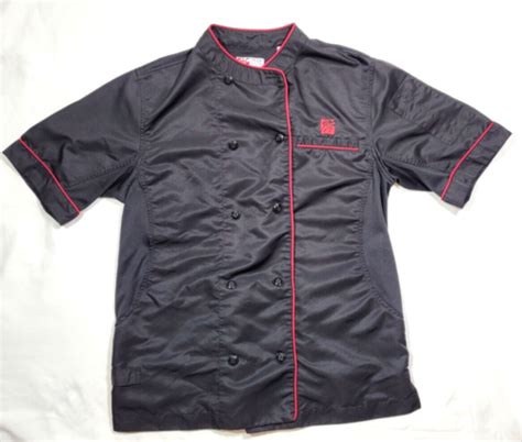 Oobe Chef Coat Adult Large Red Chick-Fil-A Double Breasted