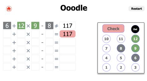 Oodle Math Game