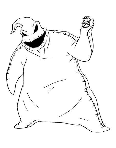 Oogie Boogie Coloring Pages Coloring Home
