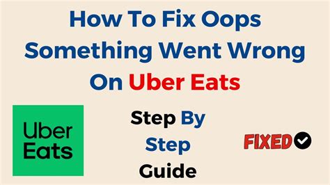 Oops something went wrong uber eats. Things To Know About Oops something went wrong uber eats. 