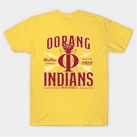 Oorang Indians Football T-Shirts, Shirts Prep Sportswear