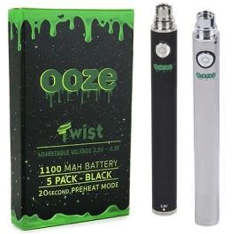 Most Ooze vapor batteries include a smart vaping USB battery charger with built-in overcharge protection. These Ooze battery chargers have a safety mechanism that stops the energy flow from the power source to the vape pen battery as soon as the 510 thread battery box reaches a full charge status..
