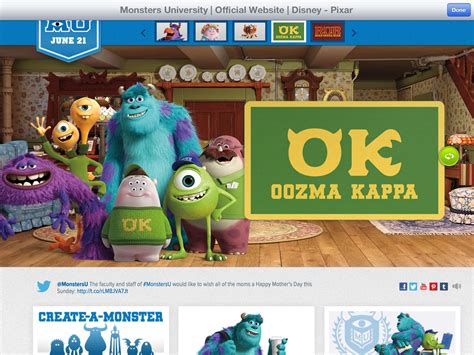 All Mike and Sulley need to participate is a fraternity. And they find one: Oozma Kappa, all of whose nerdy members seem even less likely to generate fear than Mike would on his least terrifying day. Don Carlton is a rotund, polite middle-aged bachelor who’s gone back to get his degree after 30 years in sales.. 
