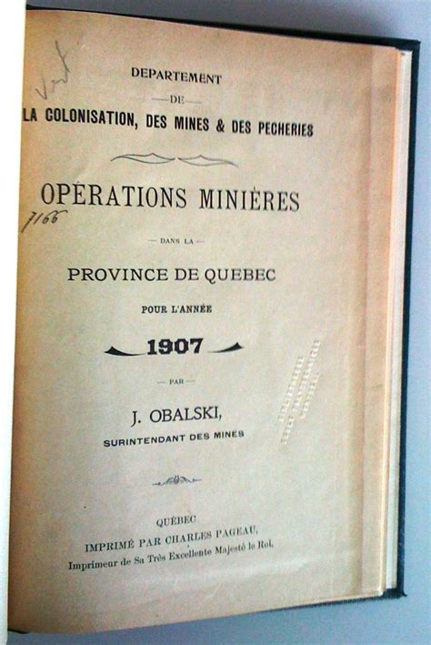 Opérations minières dans la province de québec pour l'année 1908. - Representation för de anställdas fackliga organisationer i företagareföreningarnas styrelser.