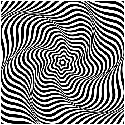 Op Art or Optical Art Movement - DIY optical illusion art