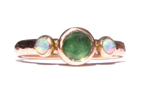 Opal / solid stone / emerald 750 gold 8.9 grams eBay