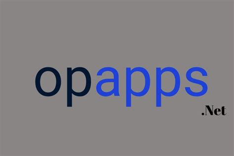 Opapps net. Things To Know About Opapps net. 