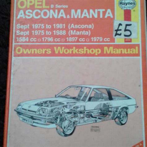 Opel ascona and manta haynes manual. - 1994 hot spring jetsetter owners manual.