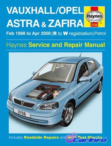 Opel astra g zafira service and repair manual. - Briggs and stratton 121602 repair manual.