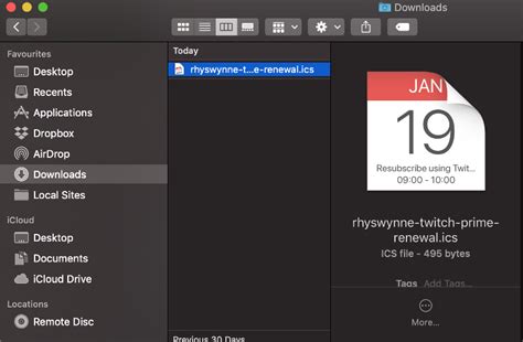 Open .ics file on iPhone and import into calendar MacRumors Forums