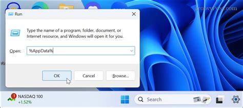 Open Appdata Folder From Run Window