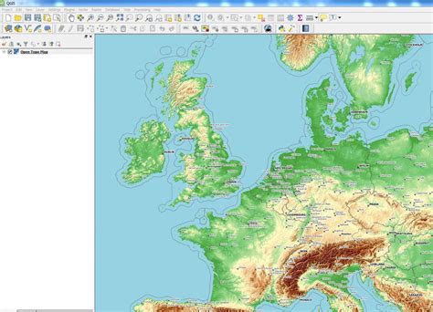 Open Basemap in different Projection (Transverse Mercator) - QGIS