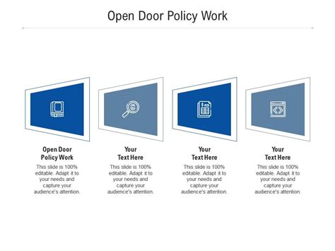 Open Door Policy Work Ppt Powerpoint Presentation File Model Cpb
