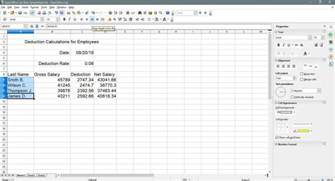 Open Office Calc Basic Spreadsheet Tutorial