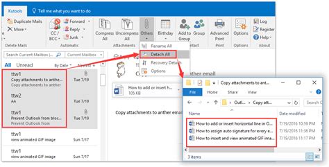 Open Save and Edit Email Attachments in Windows Mail