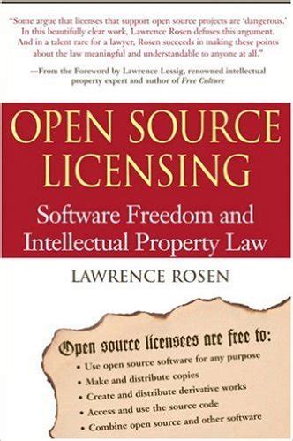 Open Source Licensing Software Freedom And Intelle