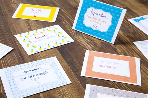 Open When Letters 280 Ideas + Printables Open when letters, Open