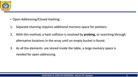 Open addressing closed hashing.  Open addressing is another collission resoluti...