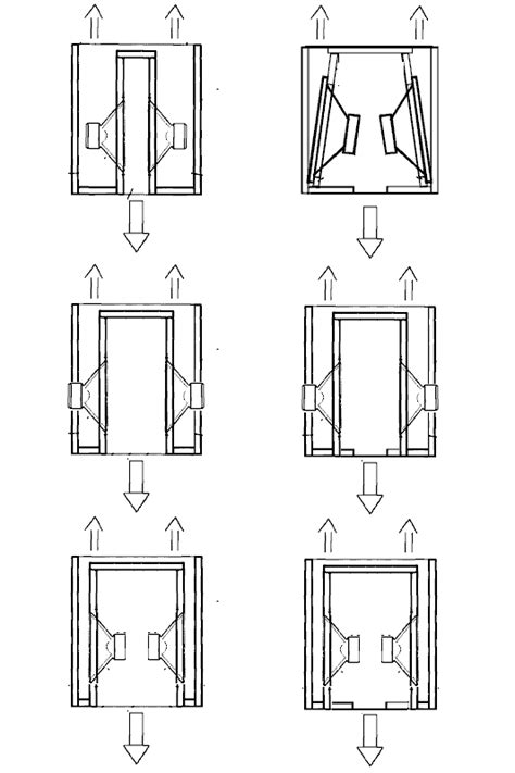 Open baffle subwoofer placement.  Bass for each tower is augmented by one 12" Dayton...