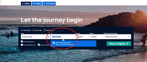 Open destination flight search. Vacations are expensive, especially if you?re holidaying overseas. You will be surprised to read this tip but one of the best ways of getting low airfare is to search the web with ... 