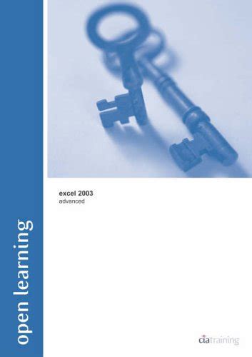 Open learning guide for excel 2003 advanced by cia training ltd staff. - Komatsu pc05 6 pc07 1 pc10 6 pc15 2 manual de la excavadora.