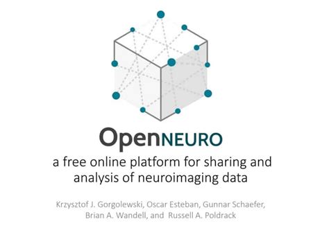 Open medical datasets.  OpenNeuro is a free platform for sharing, browsing, and...