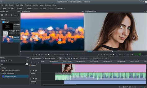Open source video editor. Kdenlive is a powerful free and open source cross-platform video editing program made by the KDE community. Feature rich and production ready. 