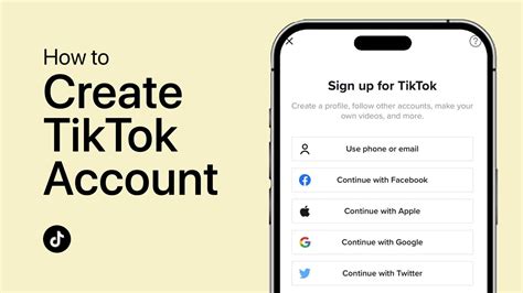 Open tiktok account.  Learn how to create a TikTok account for Android devices.  o...