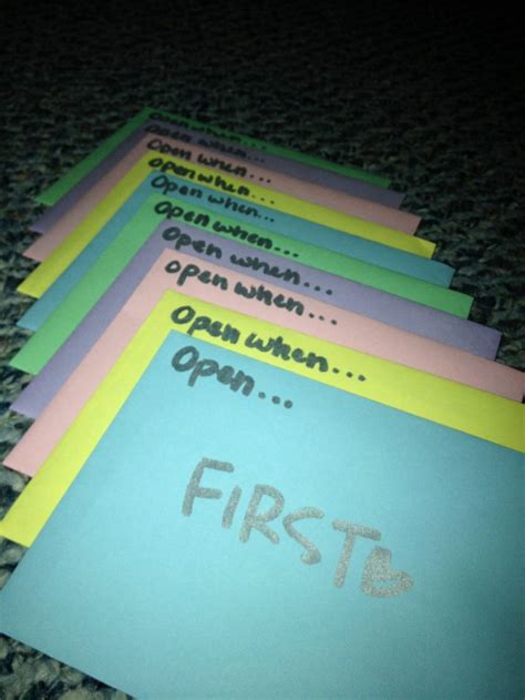 Open when letters for my best friend in the marines. Open when