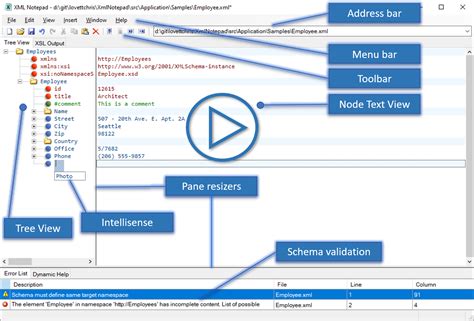 Open xml in notepad++