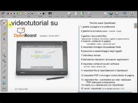 OpenBoard videoguida - YouTube