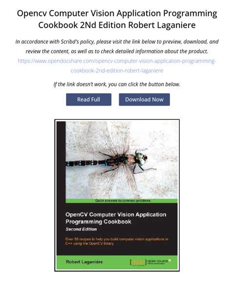 OpenCV 2 Computer Vision Application Programming Cookbook