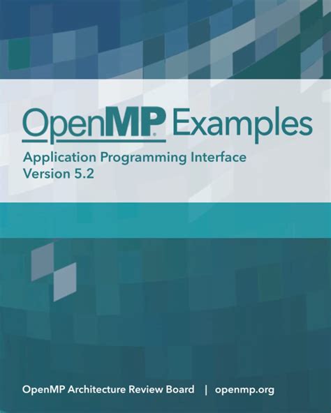 OpenMP API 5.2 Examples