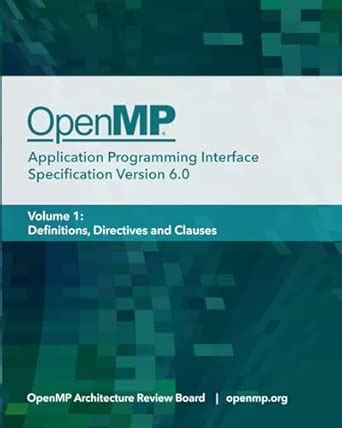 OpenMP API 6.0 Examples
