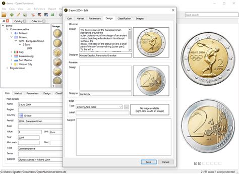 OpenNumismat - software gratuito per collezionare monete