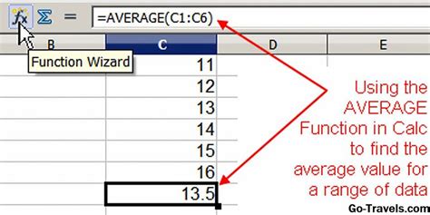OpenOffice Calc Tutorial AVERAGE Function