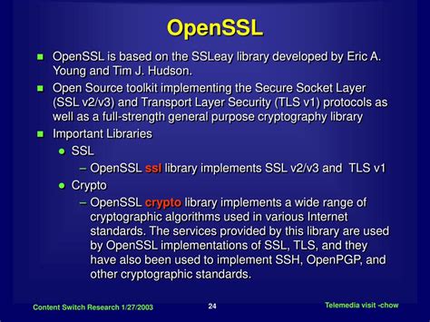 OpenSSL – The Open Source SSL and TLS toolkit 3.1.4 Video Stills 3