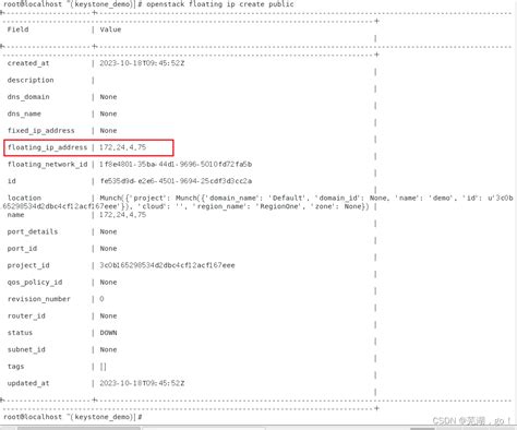 OpenStack Docs: OpenStack 命令行速查表