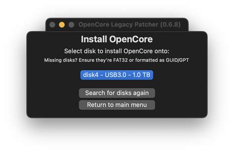 Opencore only boots from usb.  Login and open OpenCore.  If it doesn't boot at least to ...