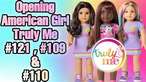 Opening American Girl doll Truly me #115 & #117 - YouTube