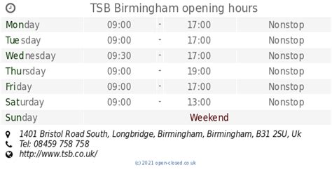 Opening Hours for The Range in Longbridge Opening Times Nearby