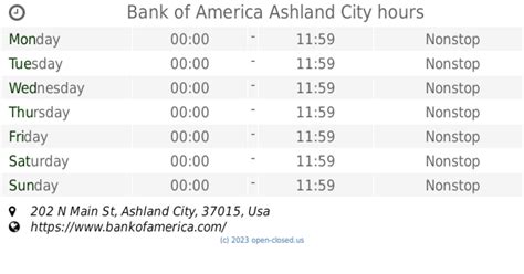Opening hours of bank of america. Things To Know About Opening hours of bank of america. 