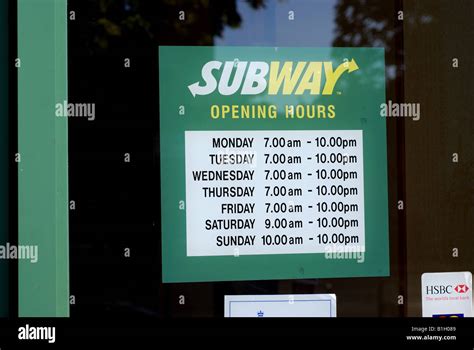 Opening times SUBWAY Shipley FindOpen UK